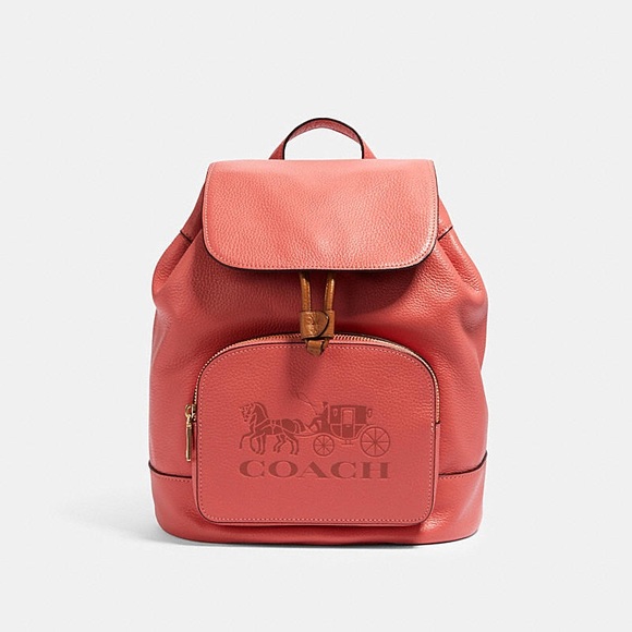 Coach leather backpack w/ coach logo - new w/ tags